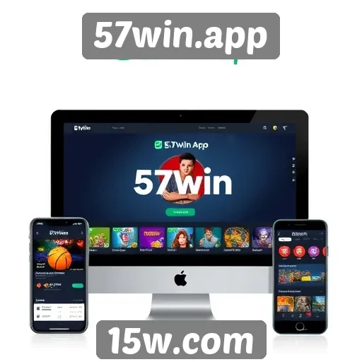 Acessibilidade e design responsivo do site 57win.app