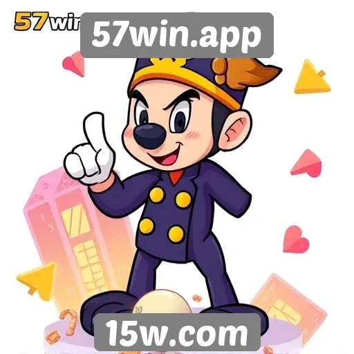 Exploração das opções de jogos no site 57win.app